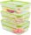 emsa Frischhaltedosen CLIP & CLOSE 5,8 cm hoch transparent 3x 0,55 l, 3 St.
