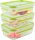 emsa Frischhaltedosen CLIP & CLOSE 5,8 cm hoch transparent 3x 0,55 l, 3 St.
