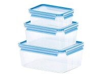 emsa Frischhaltedosen-Set CLIP & CLOSE transparent...
