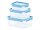 emsa Frischhaltedosen-Set CLIP & CLOSE transparent 1,0/2,3/3,7 l, 1 Set