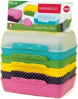 emsa Lunchboxen-Set Variabolo farbsortiert, 1 Set  (...