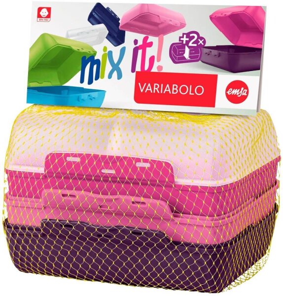 emsa Lunchboxen-Set Variabolo farbsortiert, 1 Set