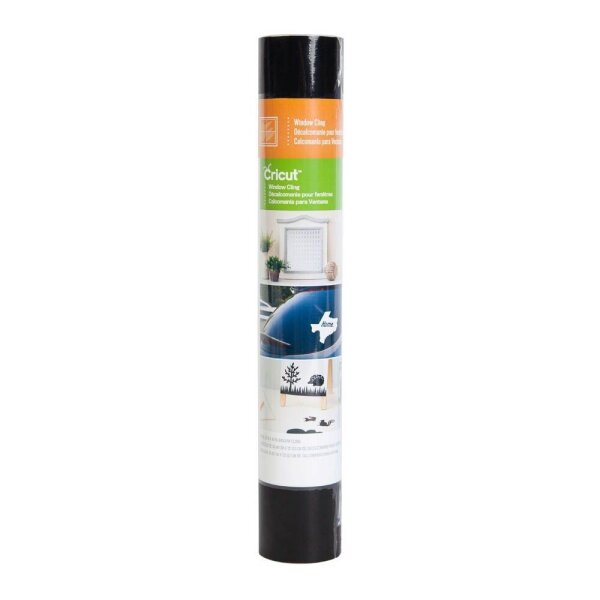 cricut™ Fensterfolie für Schneideplotter schwarz 30,48 x 121,9 cm,  1 Rolle  ( 2002518 )