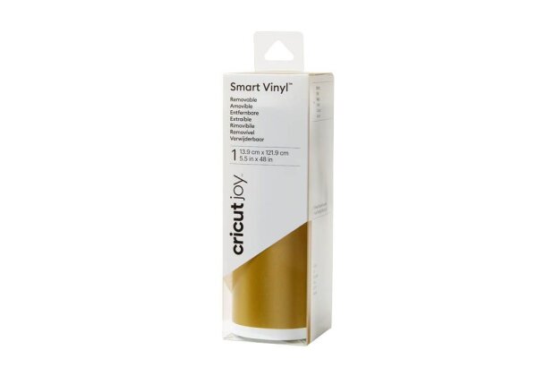 cricut™ Joy Smart Vinyl Vinylfolie wiederablösbar gold 13,9 x 121,9 cm,  1 Rolle