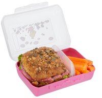 emsa Kinder Trinkflasche & Lunchbox Prinzessin transparent, 1 Set