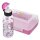 emsa Kinder Trinkflasche & Lunchbox Prinzessin transparent, 1 Set