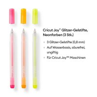 cricut™ Joy Glitzer-Gelstifte für Schneideplotter farbsortiert, 3 St.