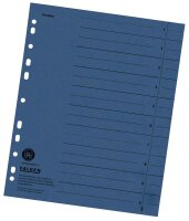 FALKEN Trennblätter DIN A4 1-0 blau, 230 g/qm, 100 St.
