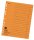 FALKEN Trennblätter DIN A4 1-0 orange, 230 g/qm, 100 St.