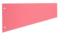 herlitz Trennstreifen Trapez rosa, 190 g/qm Karton 23,0 x...