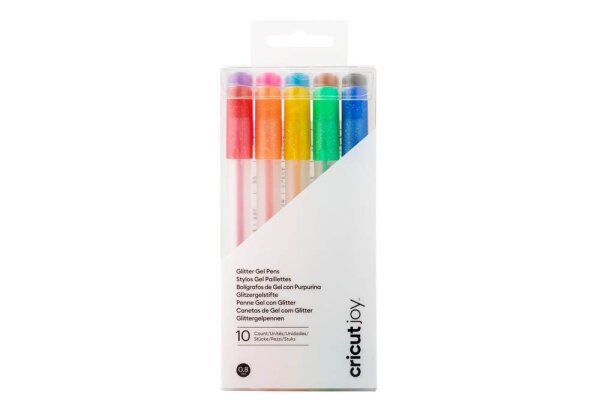 cricut™ Joy Glitzer-Gelstifte für Schneideplotter farbsortiert, 10 St.  ( 2009964 )