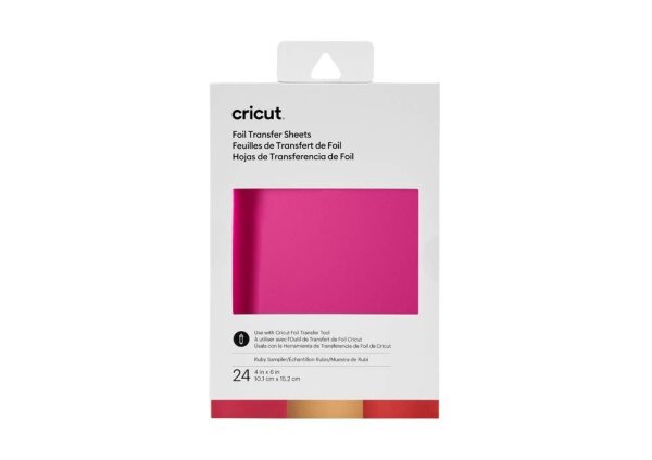 cricut™ Rubin Sampler Transferfolien für Schneideplotter farbsortiert 10,1 x 15,  ( 2008717 )