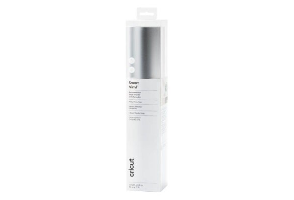 cricut™ Smart Vinyl Vinylfolie wiederablösbar silber 33,0 cm x 3,6 m,  1 Rolle