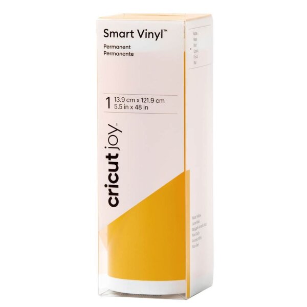 cricut™ Joy Smart Vinyl matt Vinylfolie permanent gelb 13,9 x 121,9 cm,  1 Rolle  ( 2009837 )