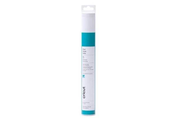 cricut™ Farbverändernde Vinylfolie permanent blau wärmeaktivierend 30,5 x 61,0 cm,  1 Rolle