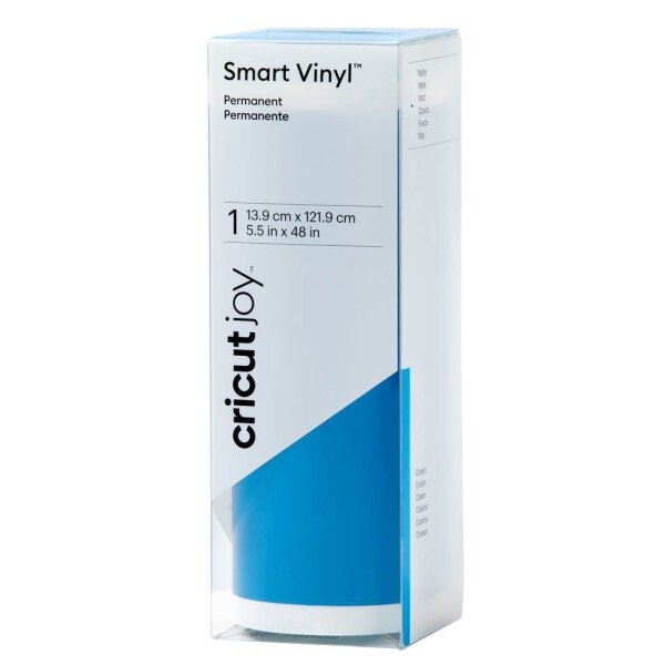 cricut™ Joy Smart Vinyl matt Vinylfolie permanent blau 13,9 x 121,9 cm,  1 Rolle