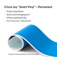 cricut™ Joy Smart Vinyl matt Vinylfolie permanent blau 13,9 x 121,9 cm,  1 Rolle