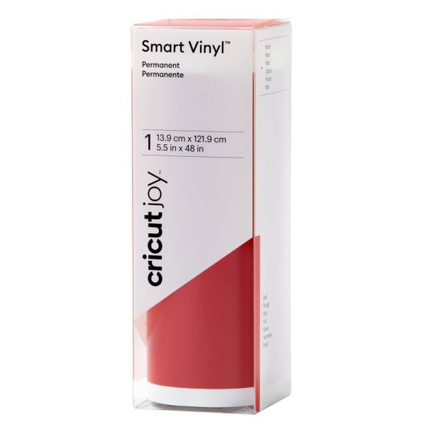 cricut™ Joy Smart Vinyl matt Vinylfolie permanent rot 13,9 x 121,9 cm,  1 Rolle  ( 2009835 )