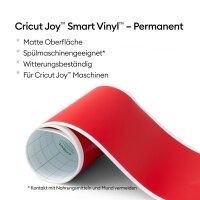 cricut™ Joy Smart Vinyl matt Vinylfolie permanent rot 13,9 x 121,9 cm,  1 Rolle  ( 2009835 )