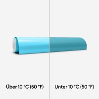 cricut™ Farbverändernde Vinylfolie permanent blau kälteaktivierend 30,5 x 61,0 cm,  1 Rolle