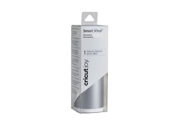 cricut™ Joy Smart Vinyl Vinylfolie permanent silber 13,9 x 121,9 cm,  1 Rolle