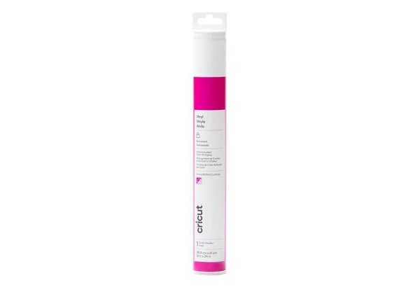 cricut™ Farbverändernde Vinylfolie permanent pink wärmeaktivierend 30,5 x 61,0 cm,  1 Rolle