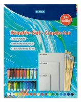 STYLEX TOPPOINT Acrylfarben farbsortiert, 28 St.