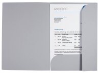 VELOFLEX Angebotsmappe Grey Elegance DIN A4 farbsortiert, 3 St.