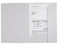 VELOFLEX Angebotsmappe Grey Elegance DIN A4 farbsortiert, 3 St.