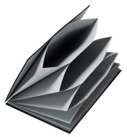 VELOFLEX Fächermappe 6 Fächer schwarz, 1 St.