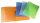 DONAU Ringbücher 2-Ringe weiß, blau, grün, orange 3,4 cm DIN A4, 12 St.