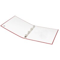 DONAU Ringbuch 4-Ringe rot 2,5 cm DIN A4, 1 St.