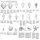 folia Transparentpapier Lichterpapier 30,0 x 30,0 cm 80 g/qm, 12 St.