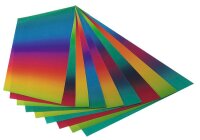 folia Tonpapier Regenbogen farbsortiert 100 g/qm 10 St....