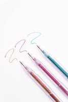 folia Glitter Gelschreiber-Set transparent 1,0 mm,...