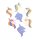 folia Glitter Gelschreiber-Set transparent 1,0 mm, Schreibfarbe: farbsortiert, 10 St.