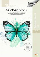 folia Zeichenblock gekörnt DIN A3 140 g/qm, 10...