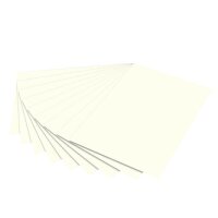 folia Tonpapier weiß 130 g/qm 50 St.