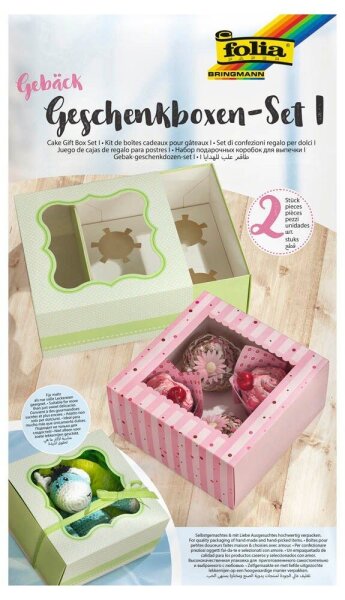 folia Set I Geschenkboxen-Set bunt, 1 St.