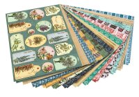 folia Motivblock Vintage farbsortiert 80/270 g/qm 26 St.