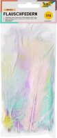 folia Federn mehrfarbig Flauschfedern Pastell 10 g, 1 St.