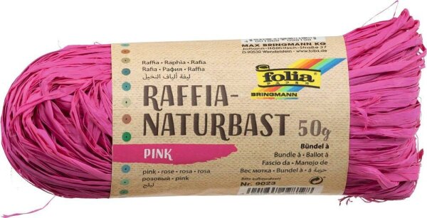 folia Naturbast matt pink 0,5 mm x 50,0 g