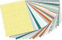 folia Motivblock Minimalistisch farbsortiert 270 g/qm 20 St.