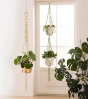 folia Makramee-Set Urban Jungle natur, rosé