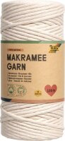 folia Makramee Garn natur Pure natural Ø 3,5 mm, 1...