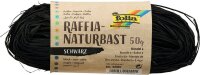 folia Naturbast matt schwarz 0,5 mm x 50,0 g