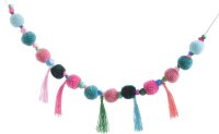 folia Pompons farbsortiert Party Ø 3,0 cm, 24 St.