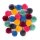folia Pompons farbsortiert Party Ø 3,0 cm, 24 St.
