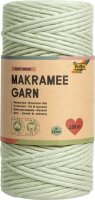 folia Makramee Garn hellgrün Soft green Ø 3,5...