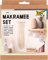 folia Makramee-Set Boho natur, rosé